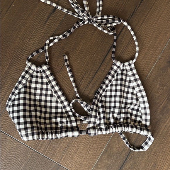 Montce Black and White Checkered Gingham Bikini Set - Picture 5 of 10